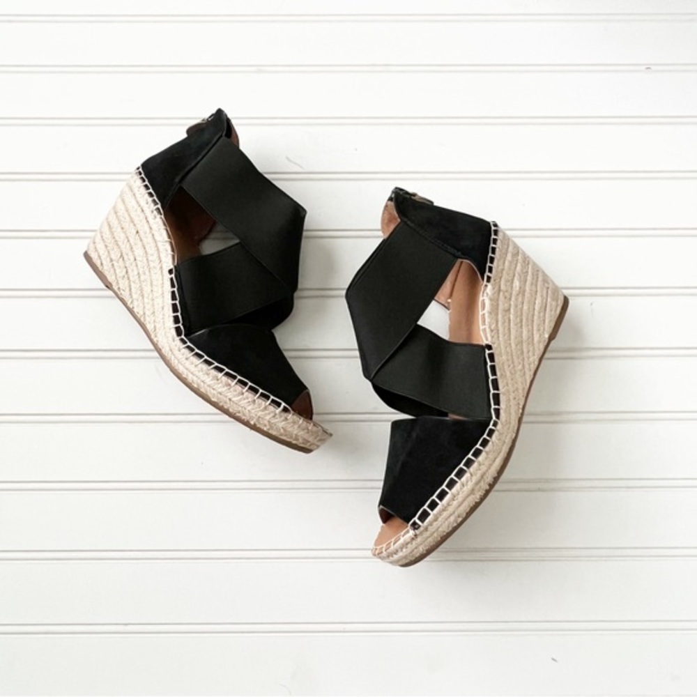 Gentle Souls Size 9.5 Colleen Espadrille Wedge Sandal